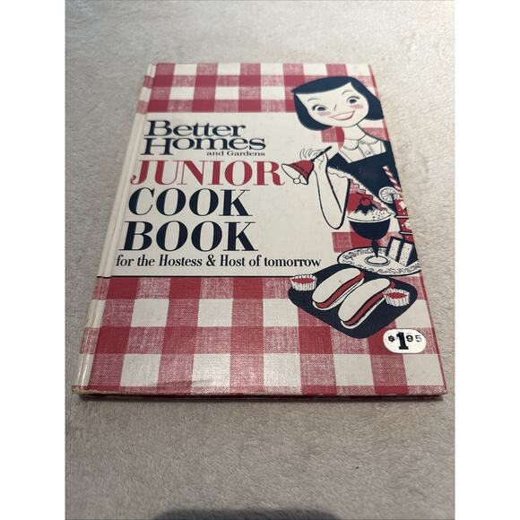 Better Homes And Gardens Junior Vintage Hardcover Cook Book - Picture 1 of 8